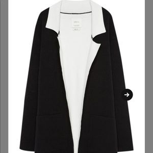 Zara dark blue knit cardigan